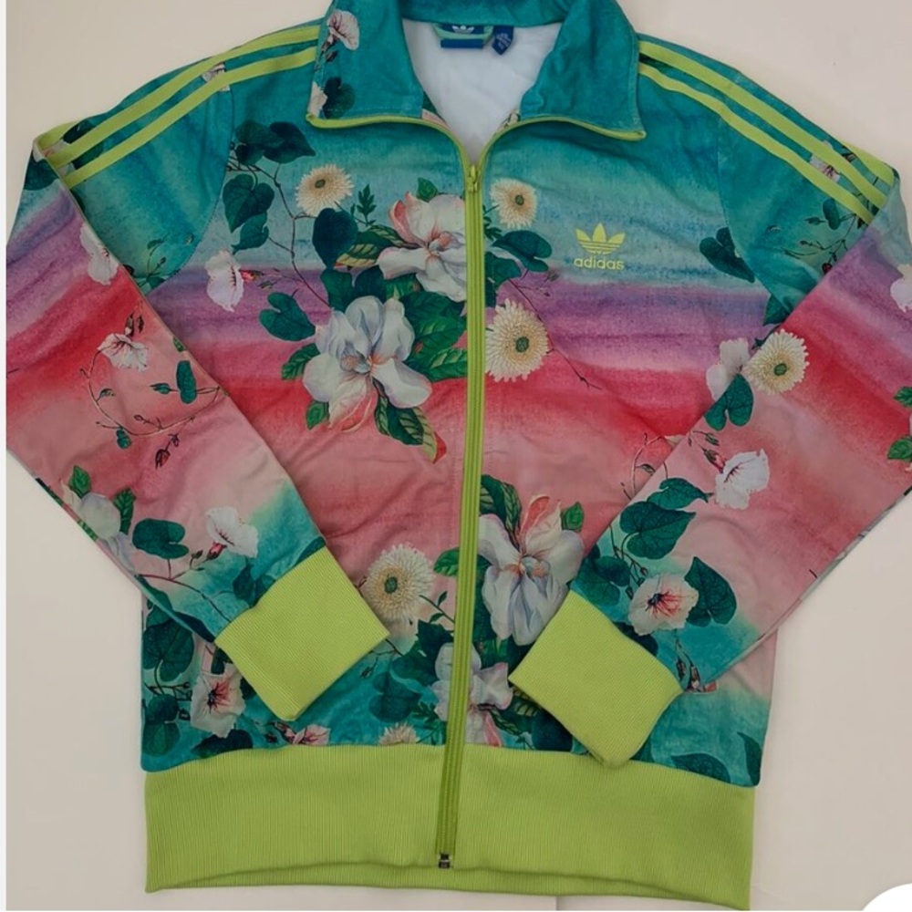 Adidas originals rare printed jacket Brazilian firebird jacket size XL